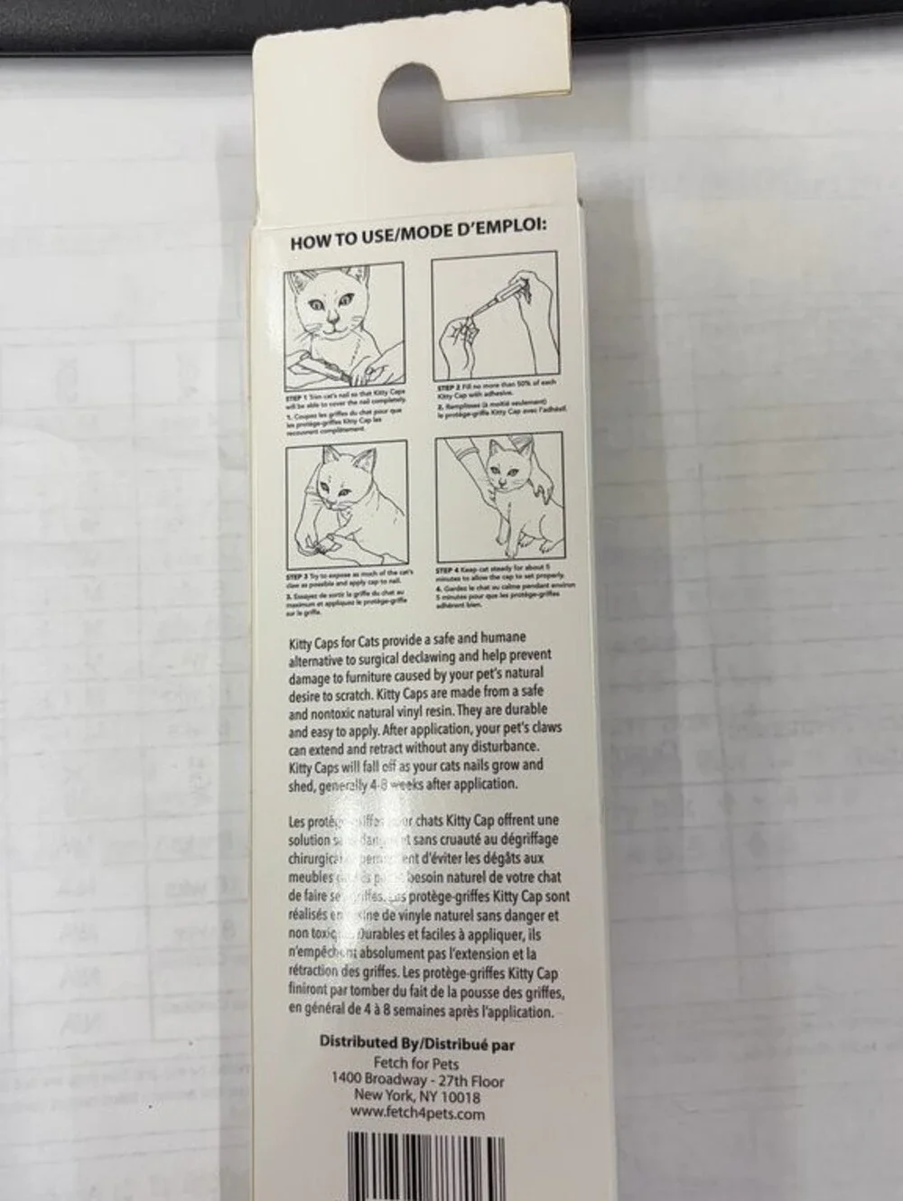 cat grooming -Kitty Caps Nail Caps for Cats - Small Size